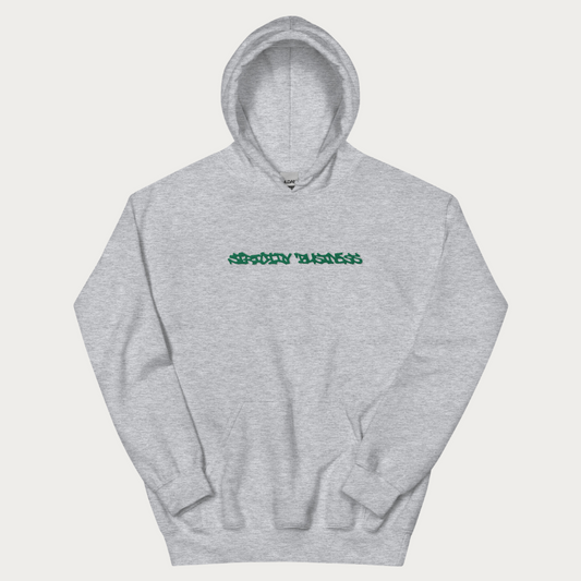 Green/White Graffiti Logo Hoodie