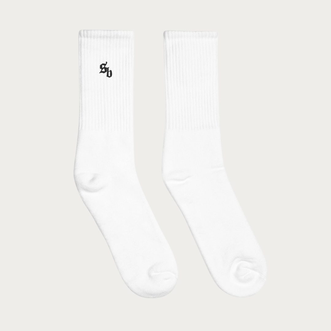 Embroidered SB Logo Socks - Strictly Business Clothing