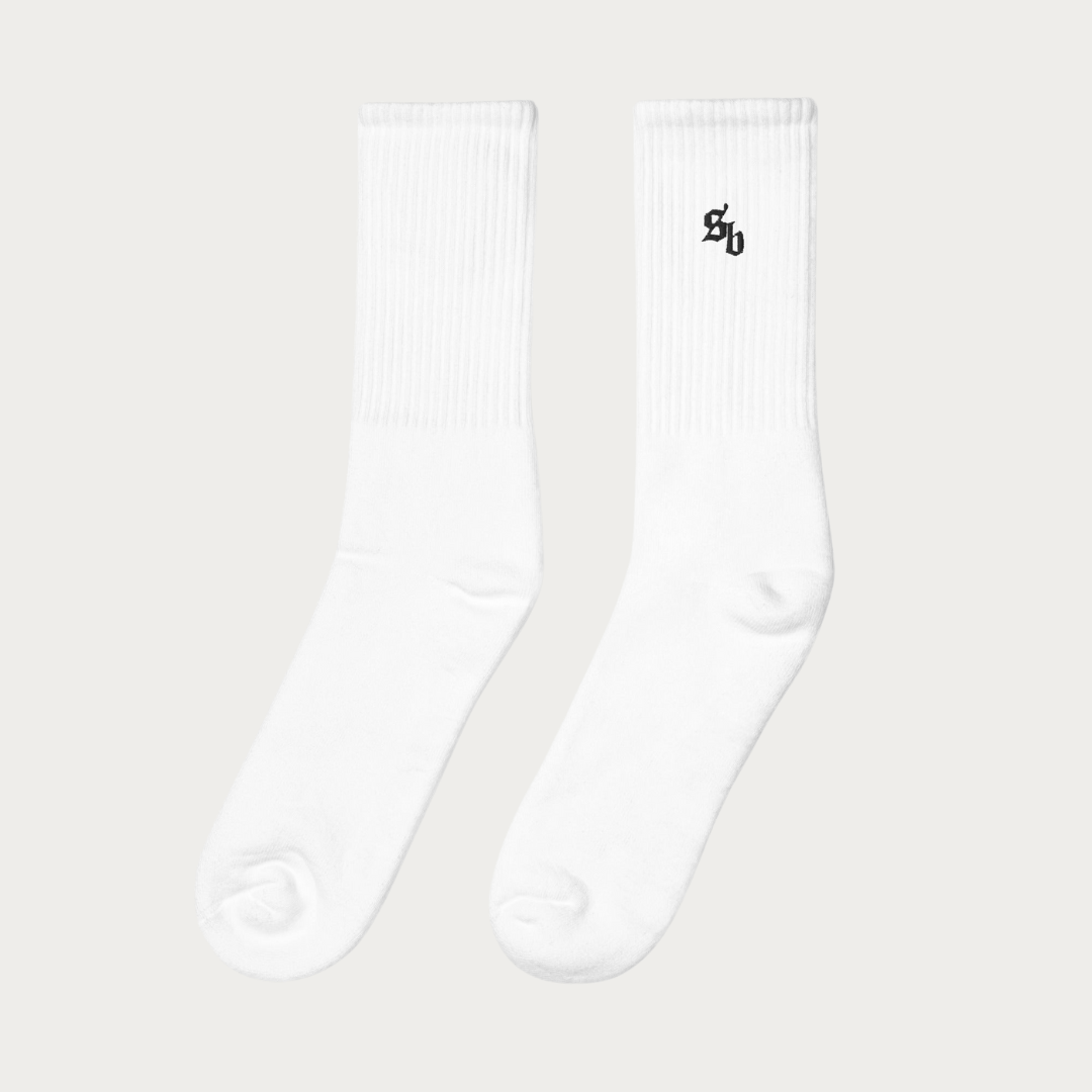 Embroidered SB Logo Socks - Strictly Business Clothing